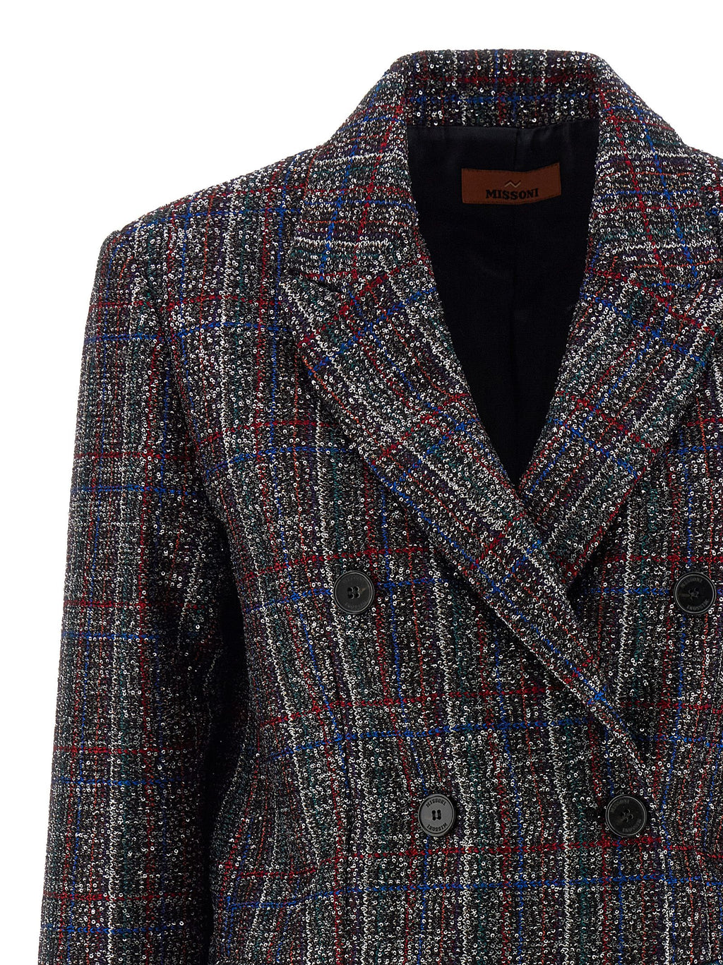Multicolor Viscose Blazer