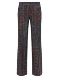 Multicolor Viscose Flared Pants