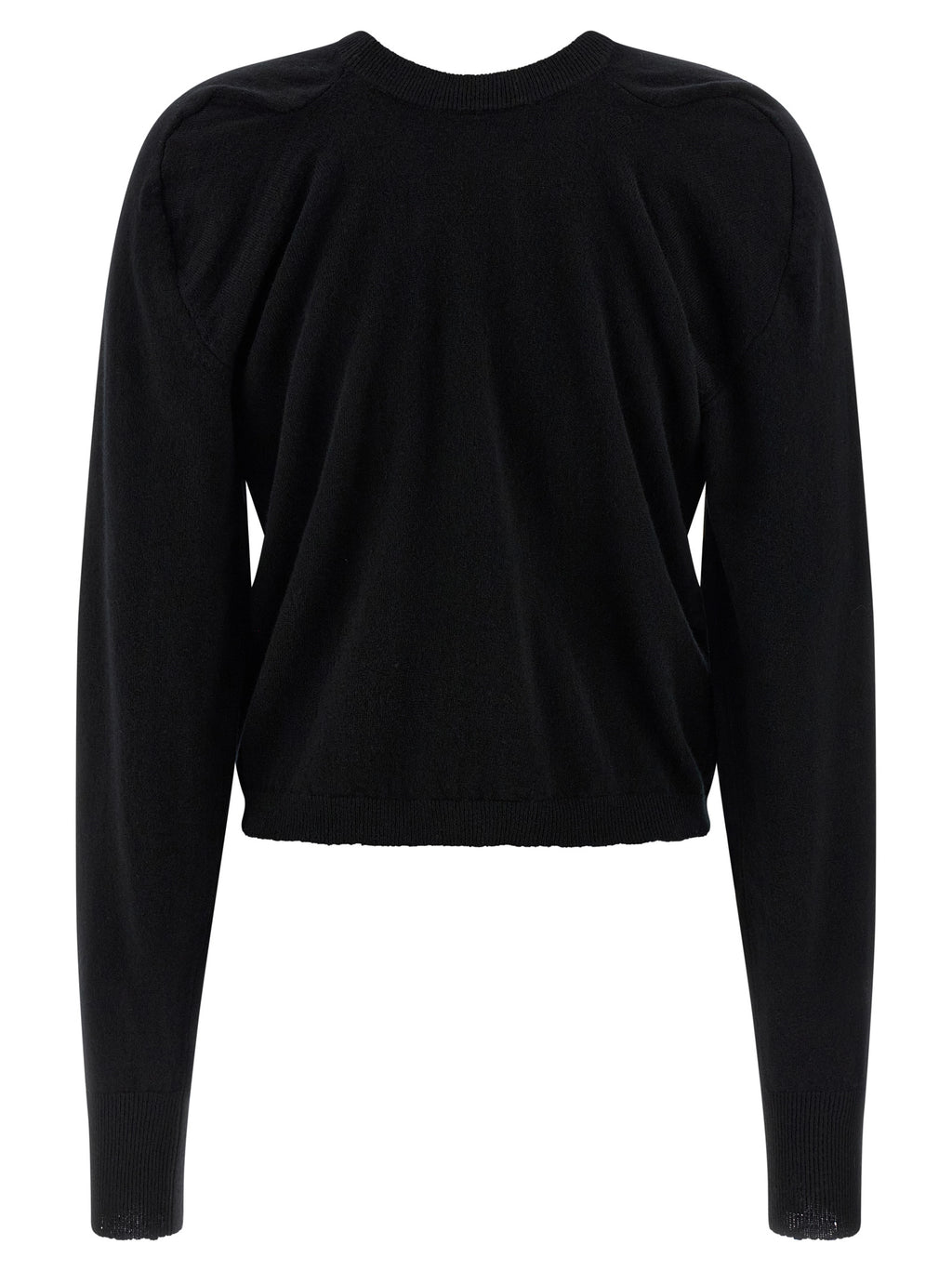 Black Virgin Wool Cardigan
