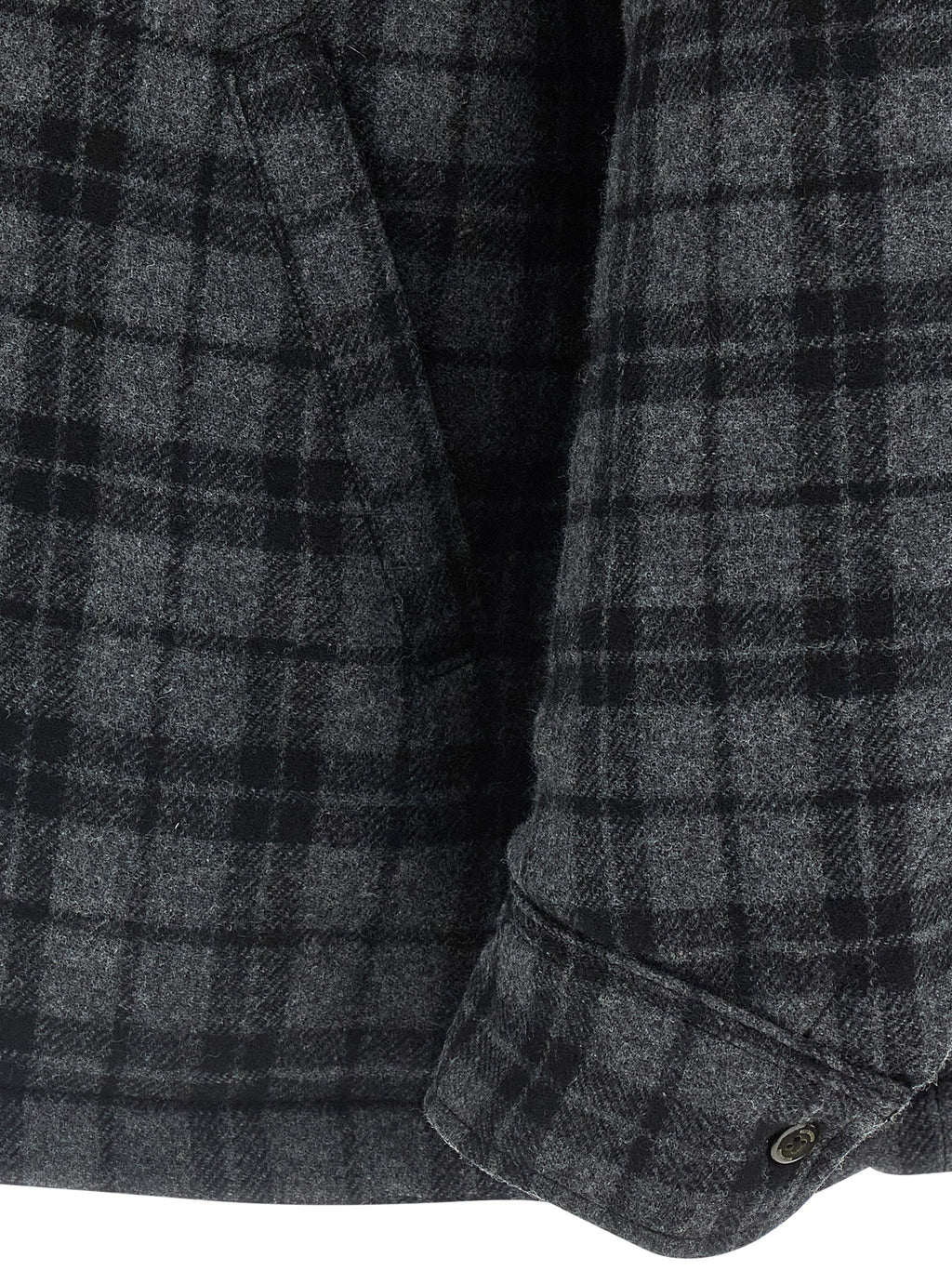 Gray Wool Full-Length Jacket