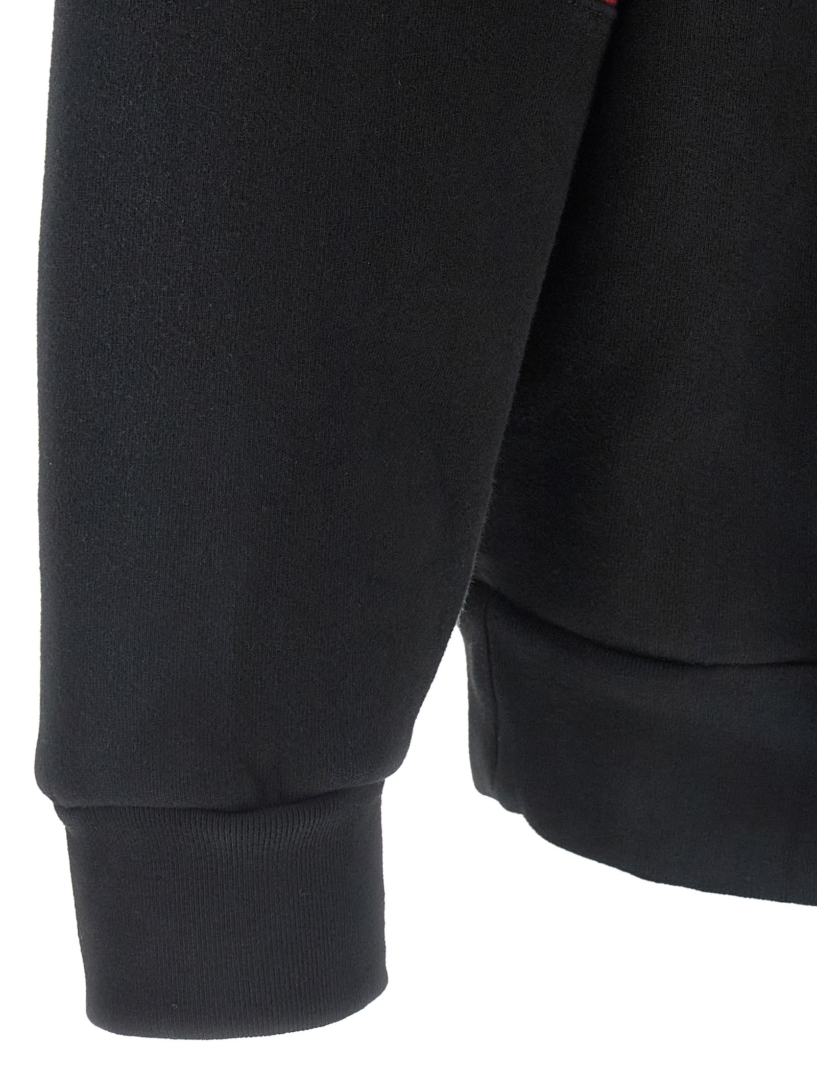 Black Cotton Sweatshirt