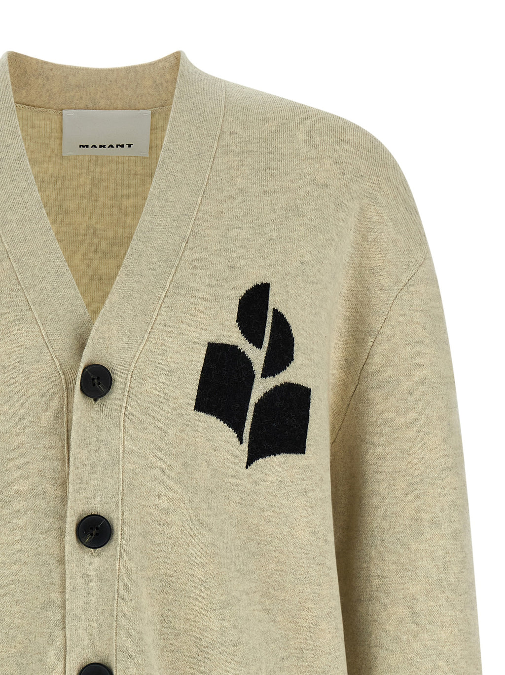 Gray Cotton Cardigan