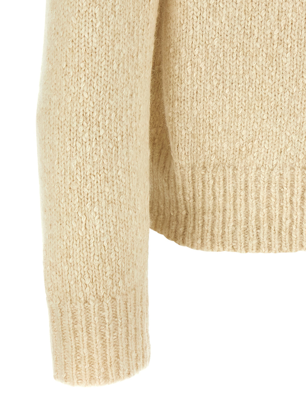 Beige Cotton Cardigan