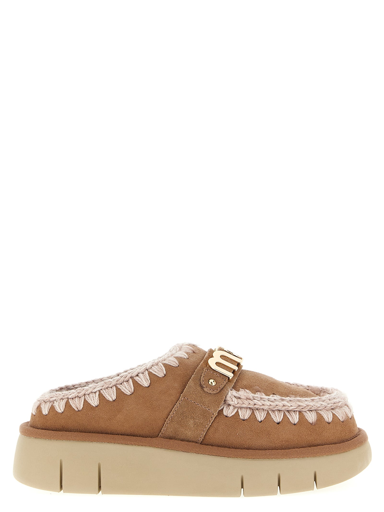 Multicolor Lambskin Clogs