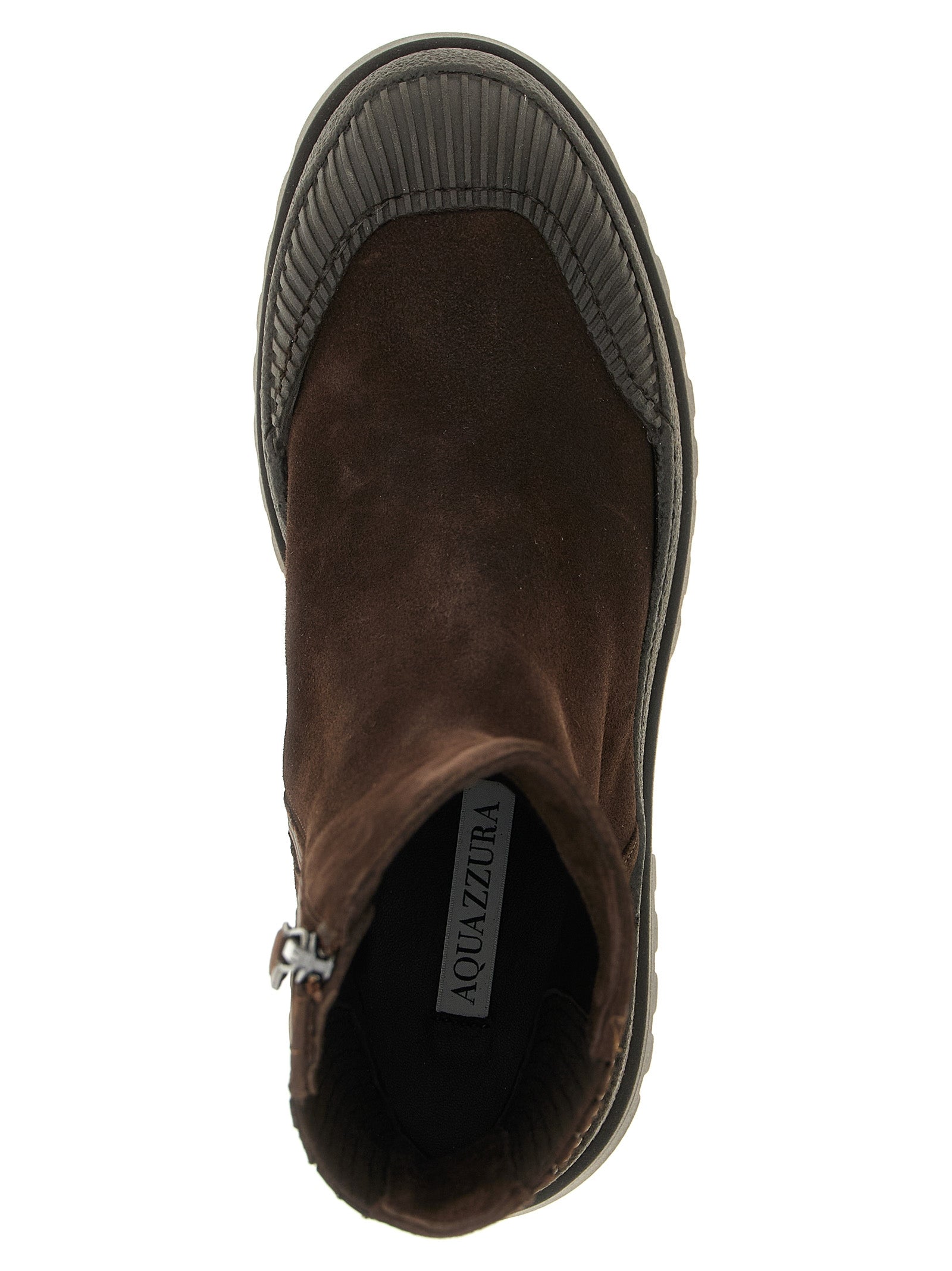 Brown Goatskin Ankle Boots