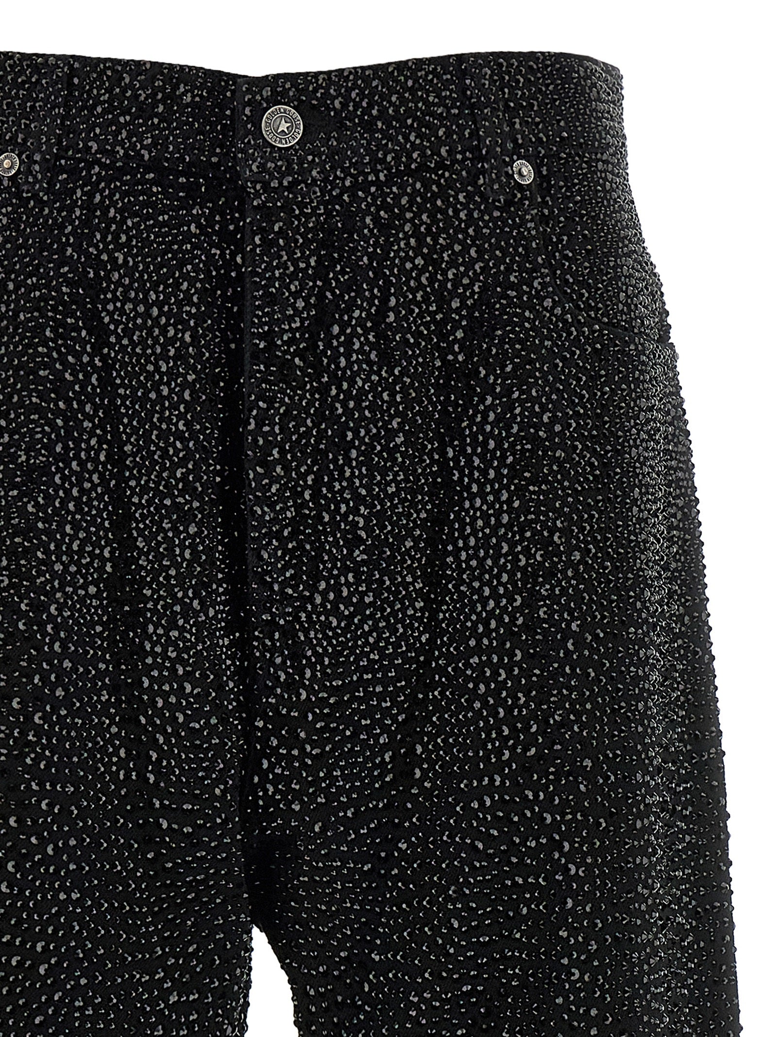 Black Cotton Jeans Denim