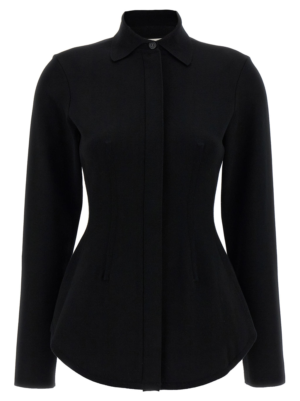 Black Viscose Blouse