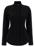 Black Viscose Blouse