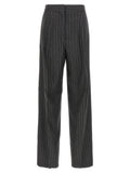 Gray Virgin Wool Dress Pants