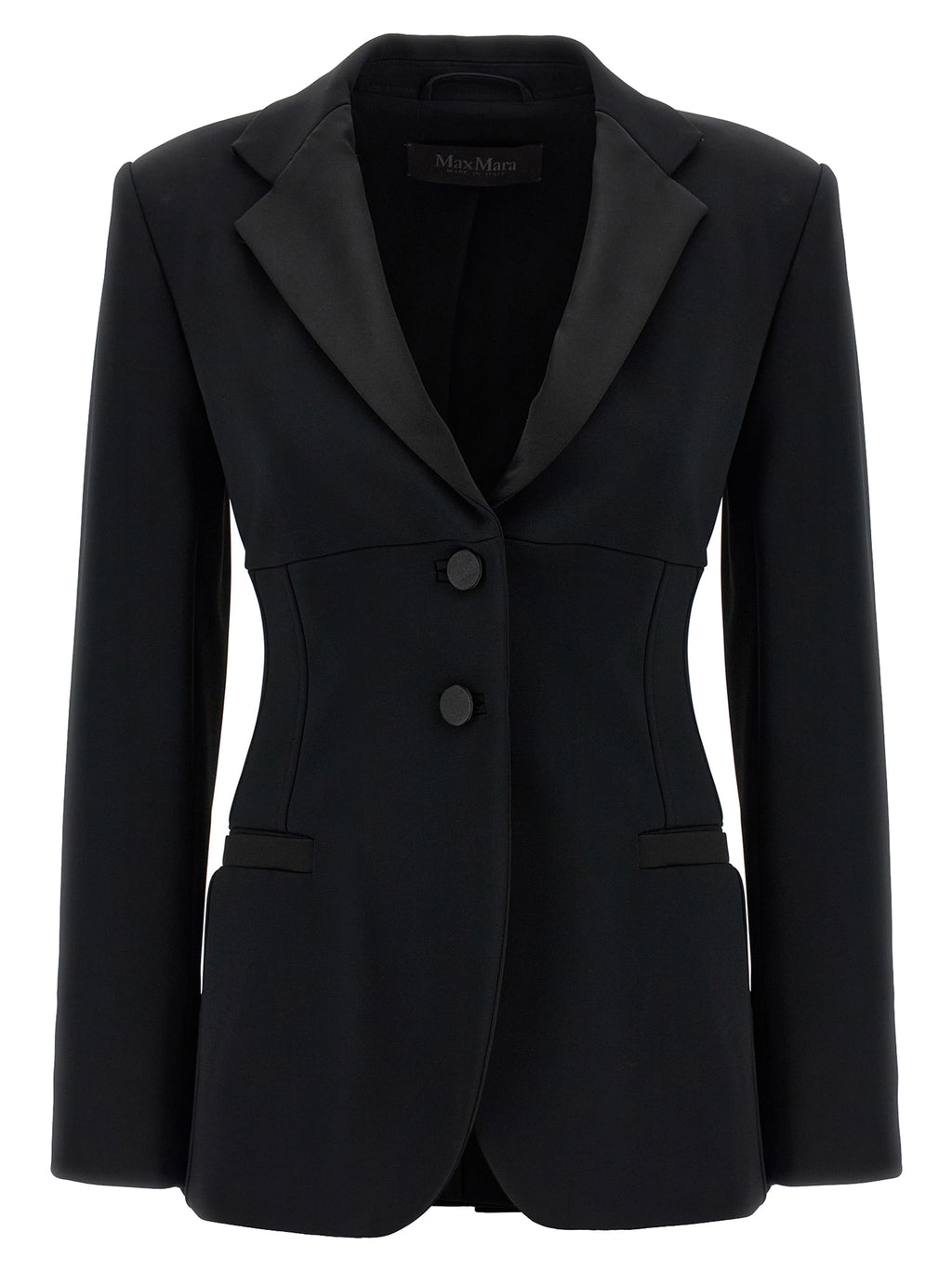 Black Viscose Blazer