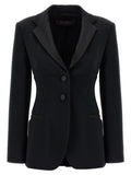 Black Viscose Blazer