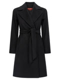 Black Virgin Wool Coat