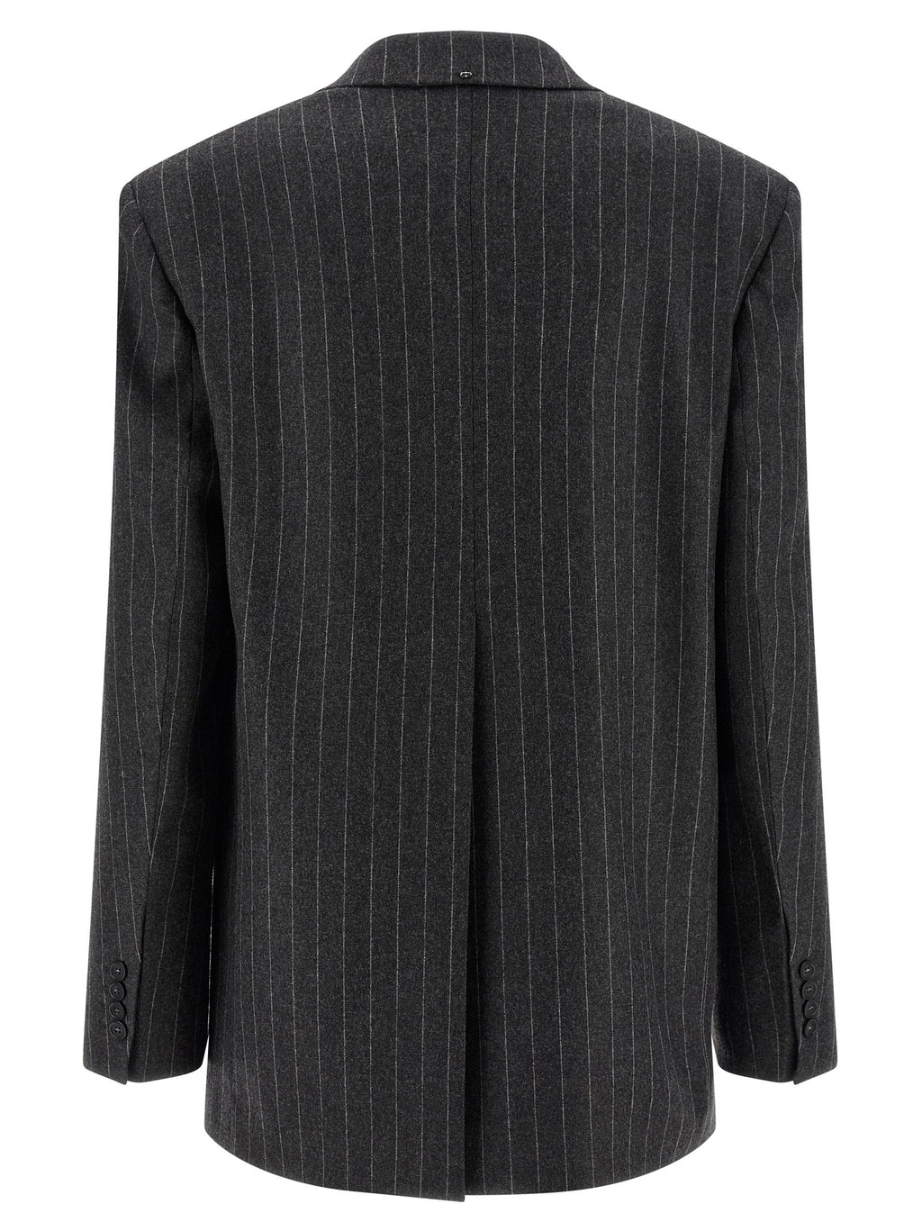Gray Virgin Wool Blazer