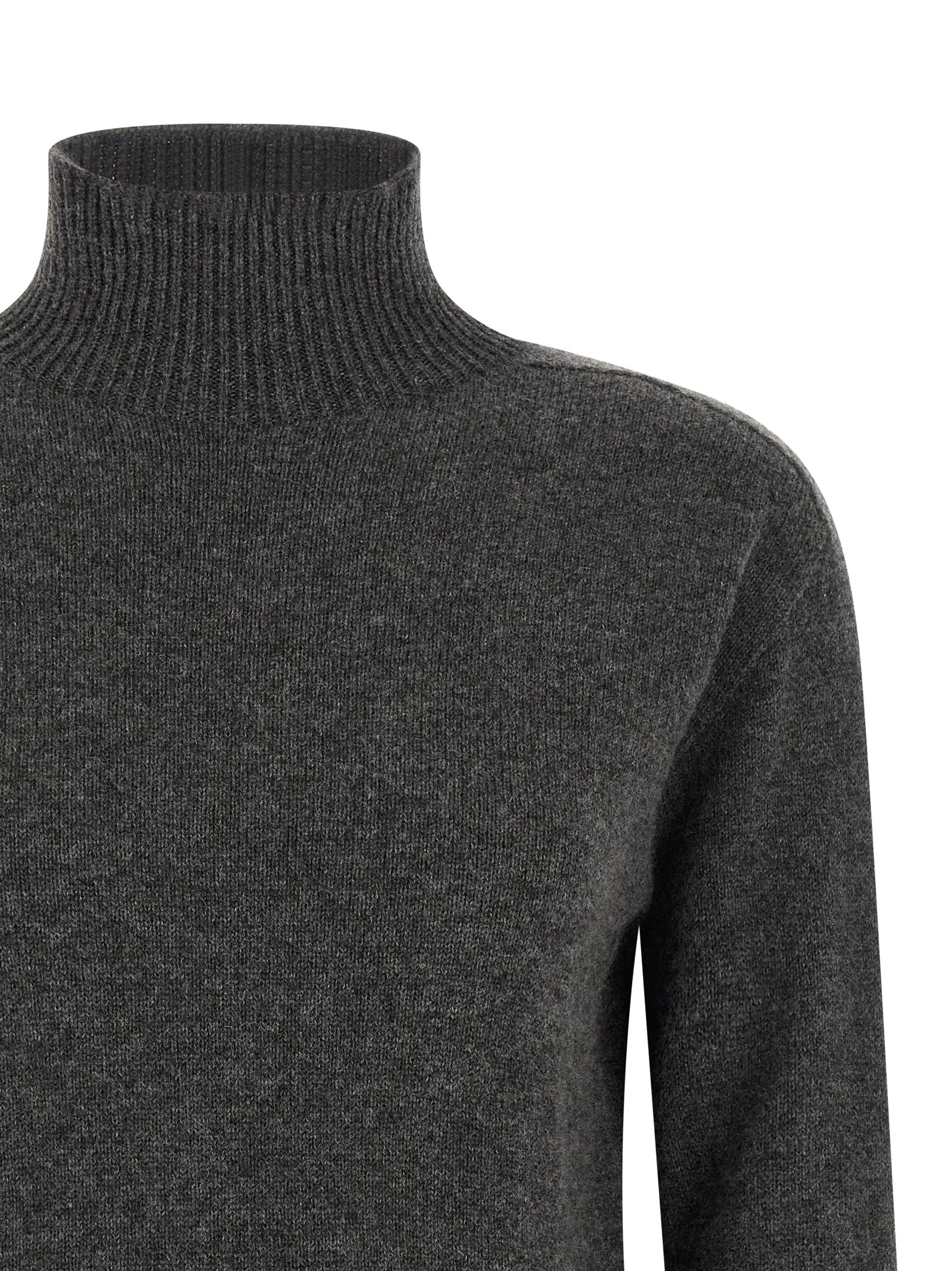 Gray Cashmere Cardigan
