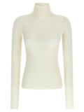 White Virgin Wool Cardigan