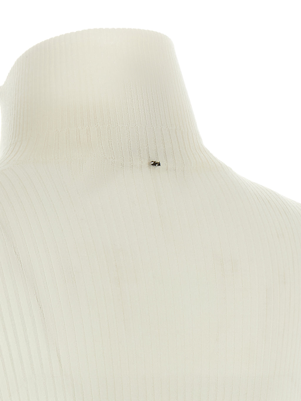 White Virgin Wool Cardigan