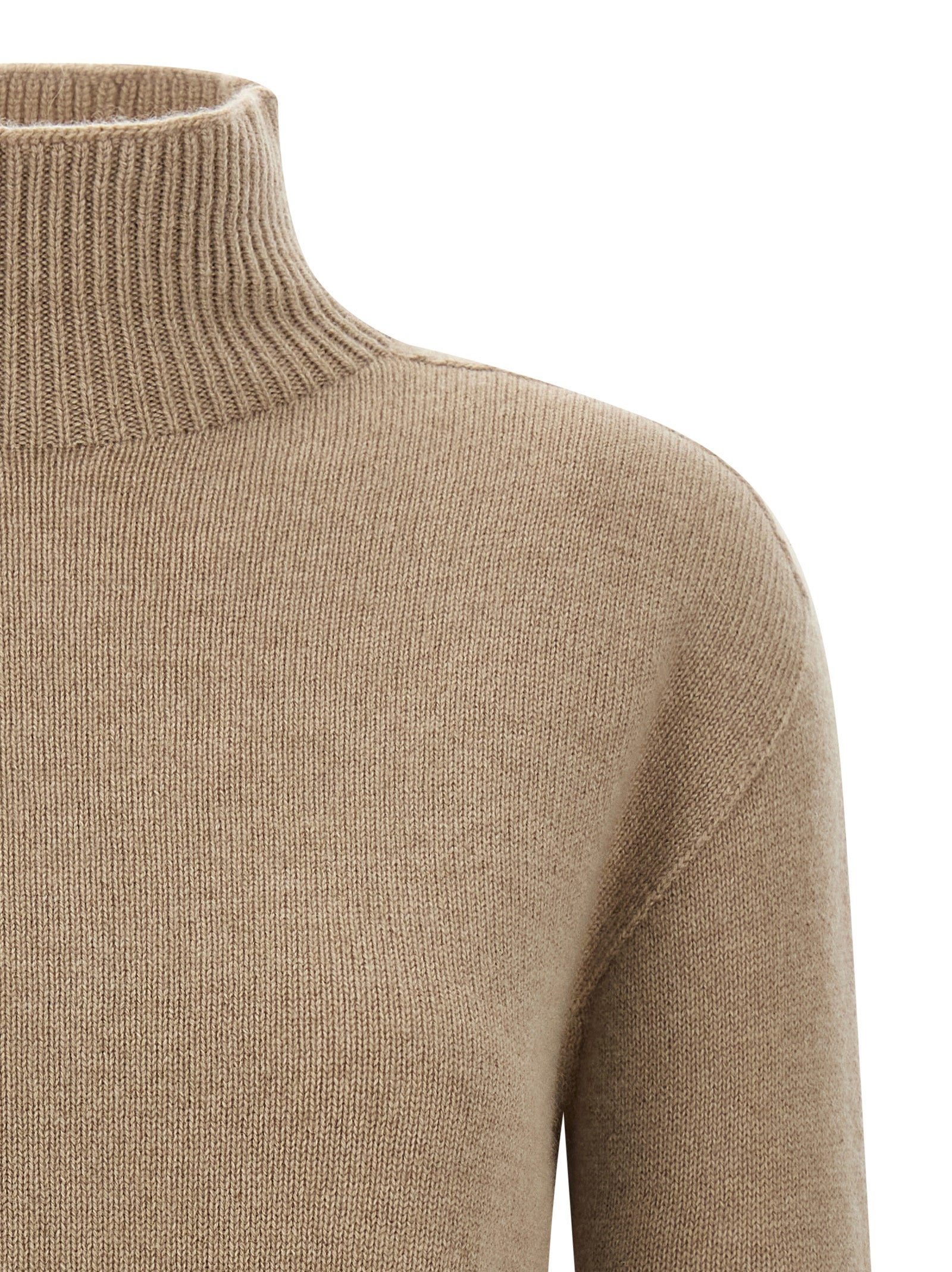 Beige Cashmere Cardigan