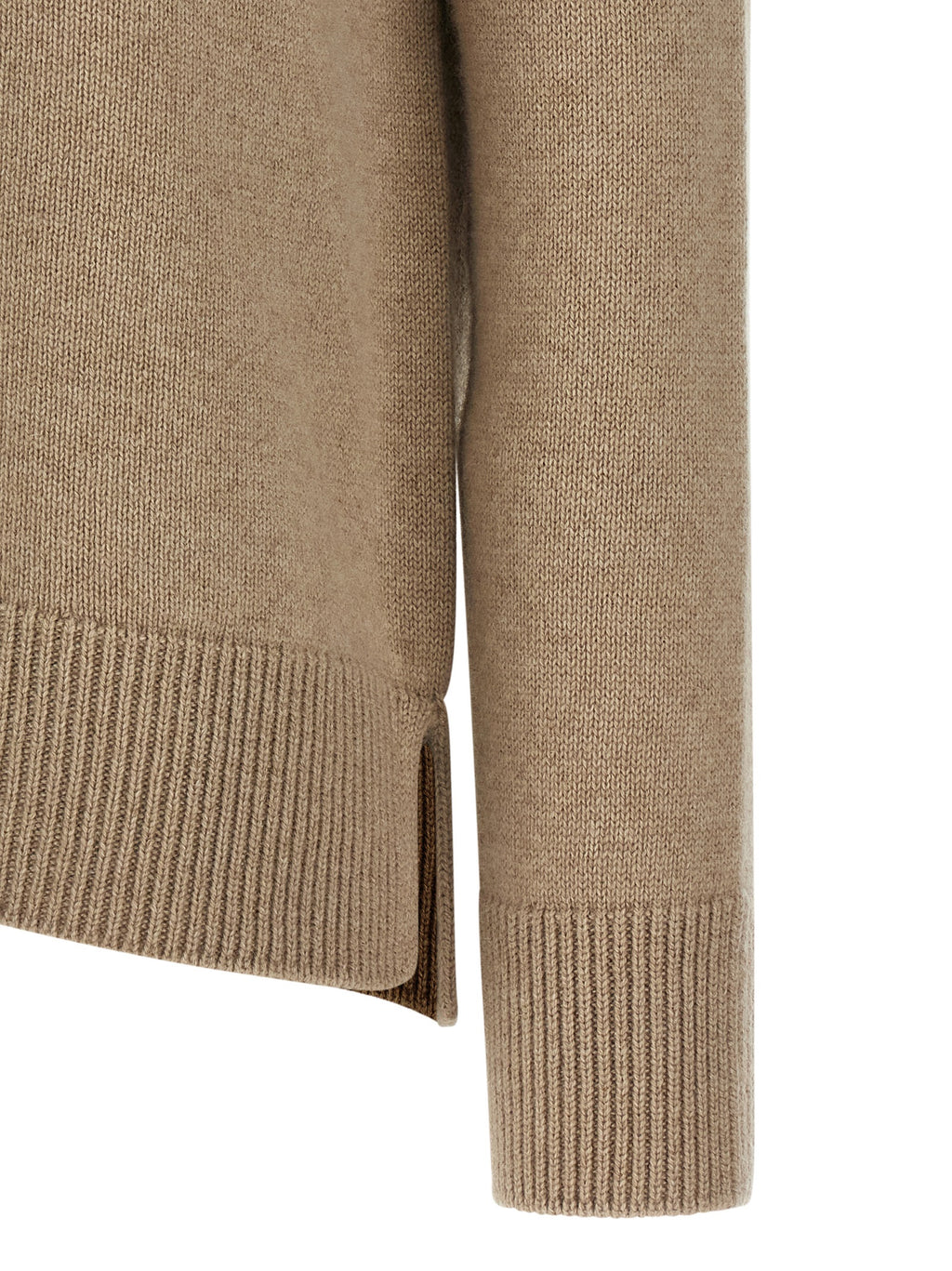 Beige Cashmere Cardigan