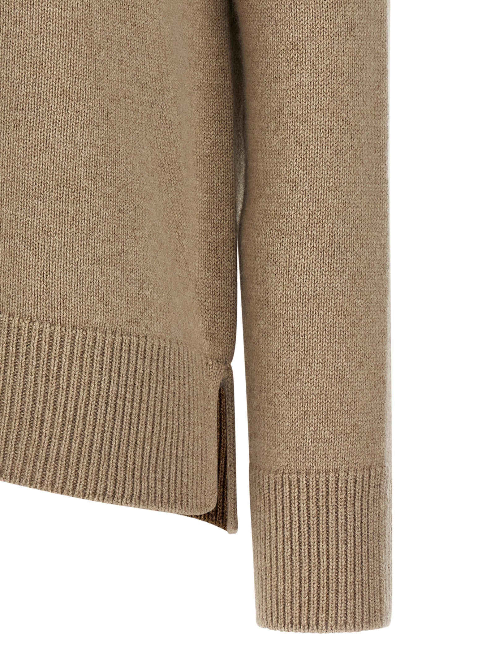 Beige Cashmere Cardigan