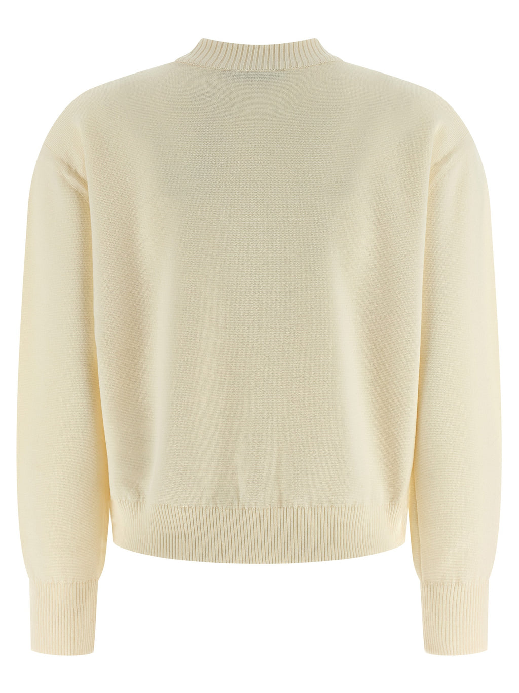 White Virgin Wool Cardigan