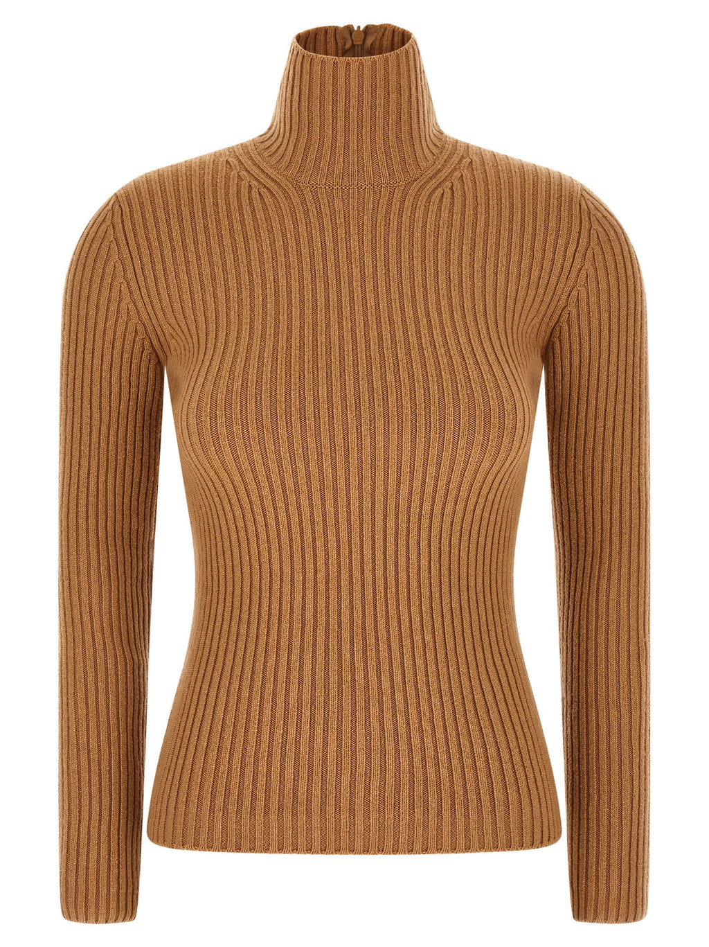 Beige Wool Cardigan