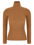 Beige Wool Cardigan