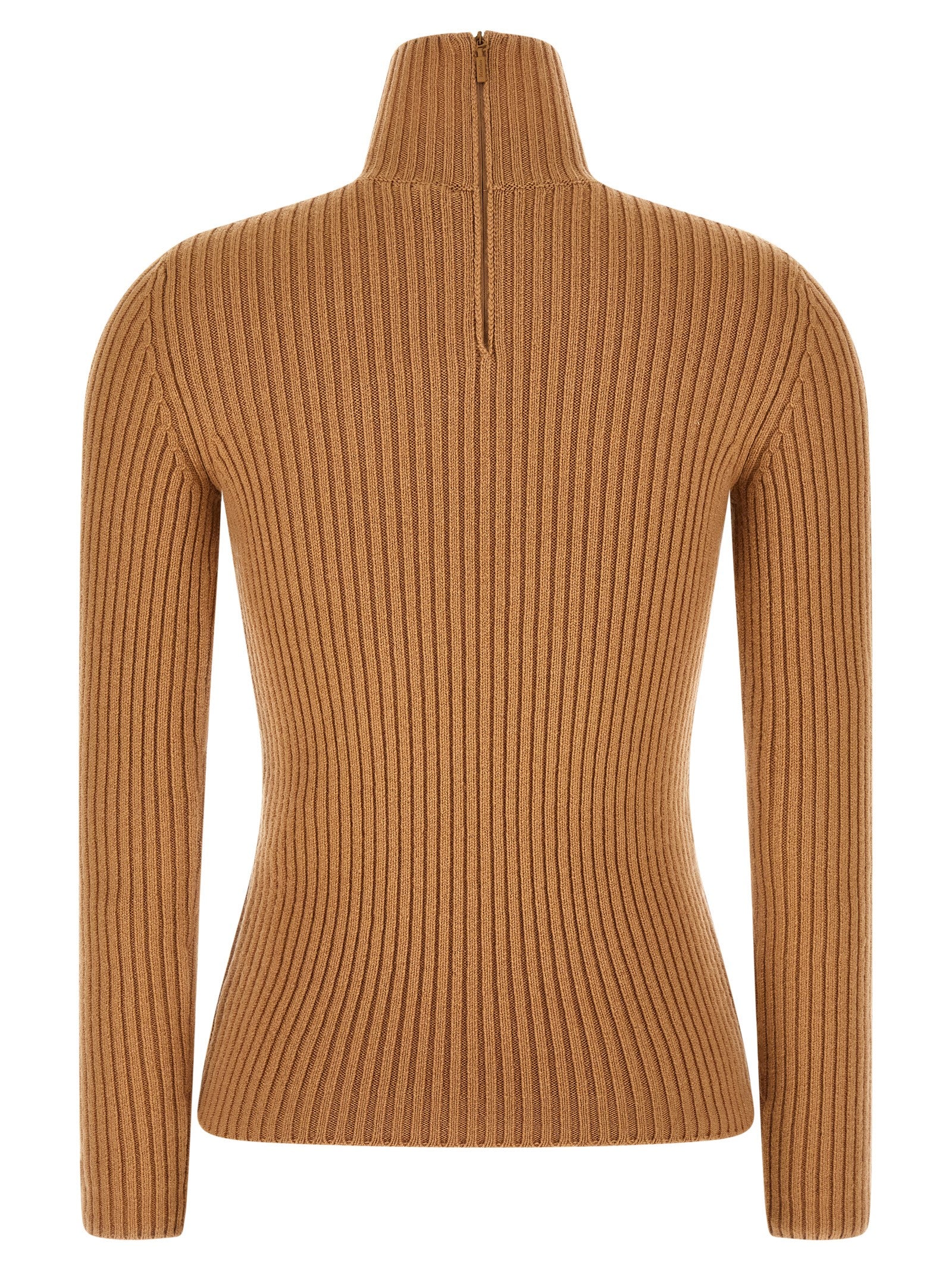Beige Wool Cardigan