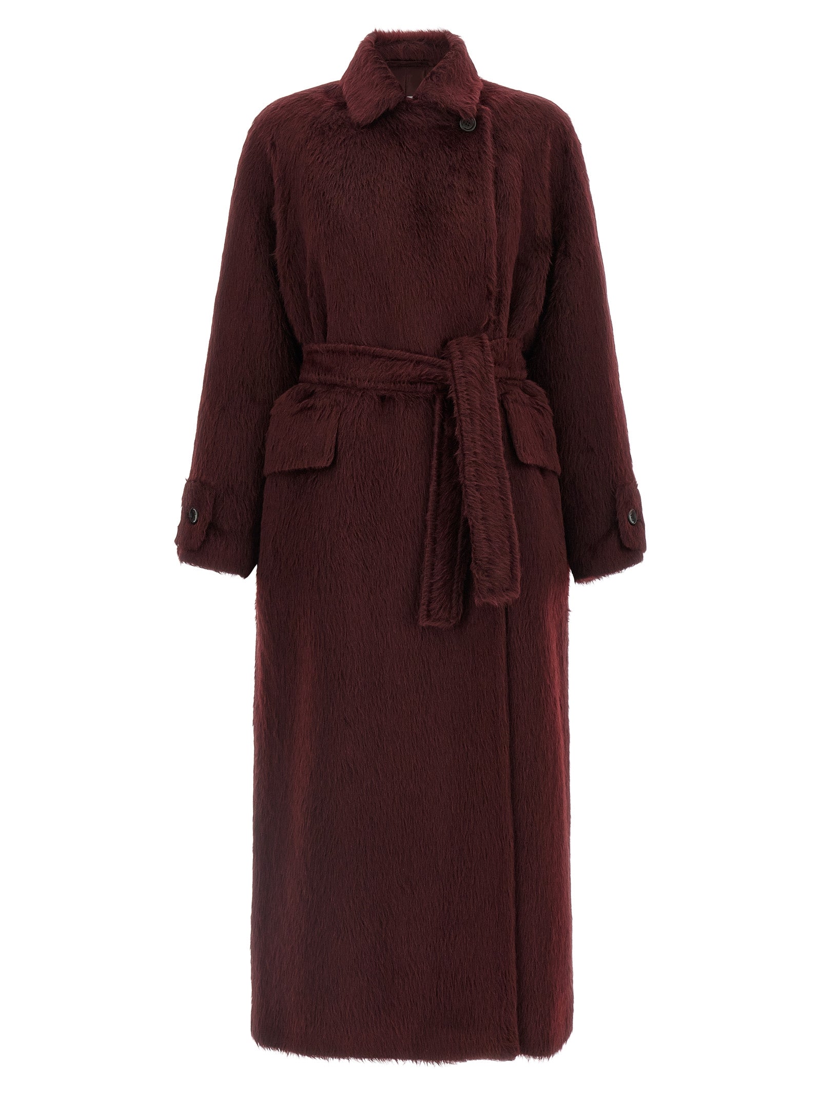 Bordeaux Wool Coat