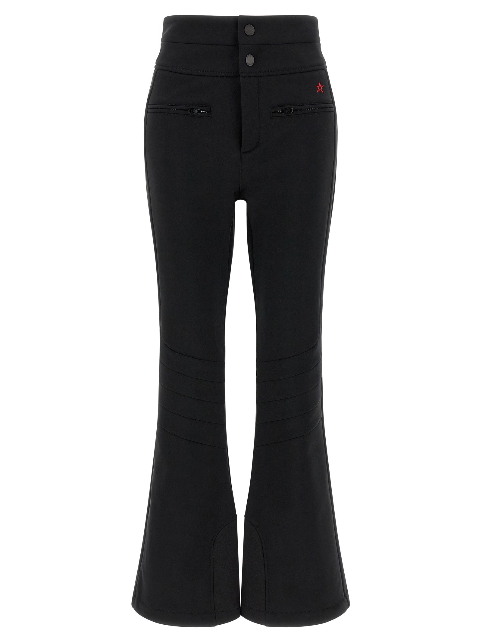 Black Nylon Athletic Pants