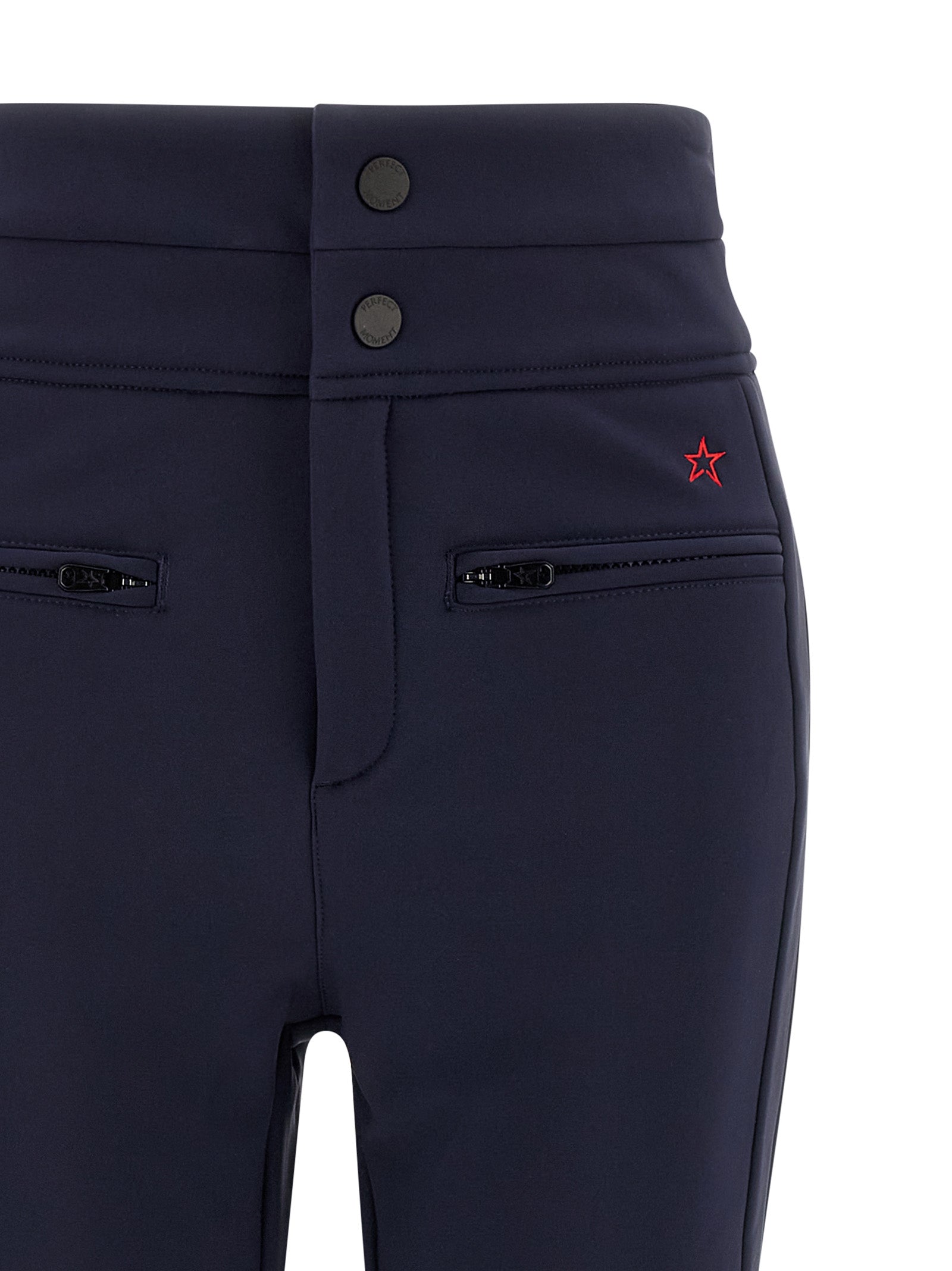 Blue Nylon Athletic Pants