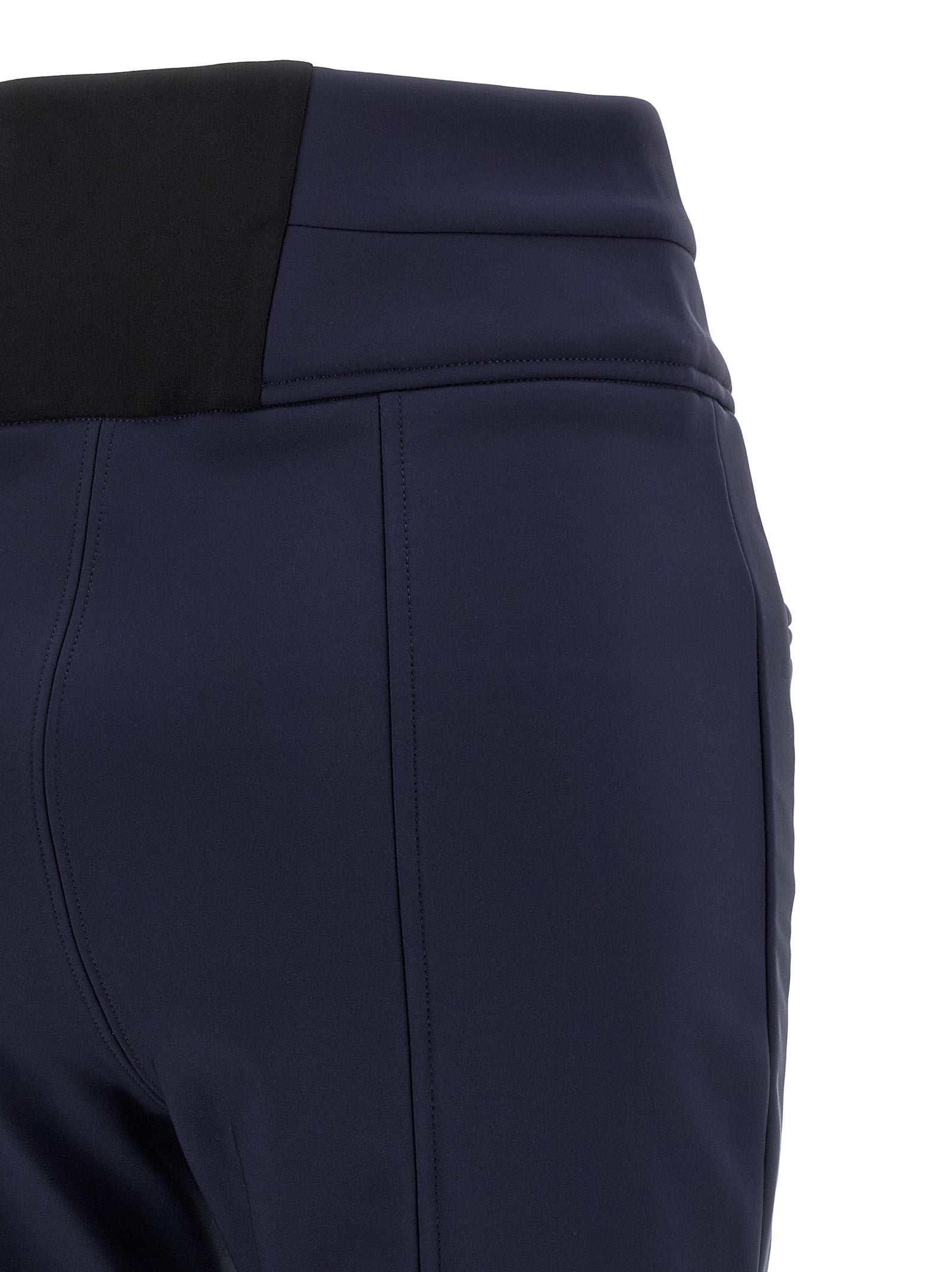 Blue Nylon Athletic Pants