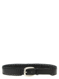 Black Cowhide Regular Belt