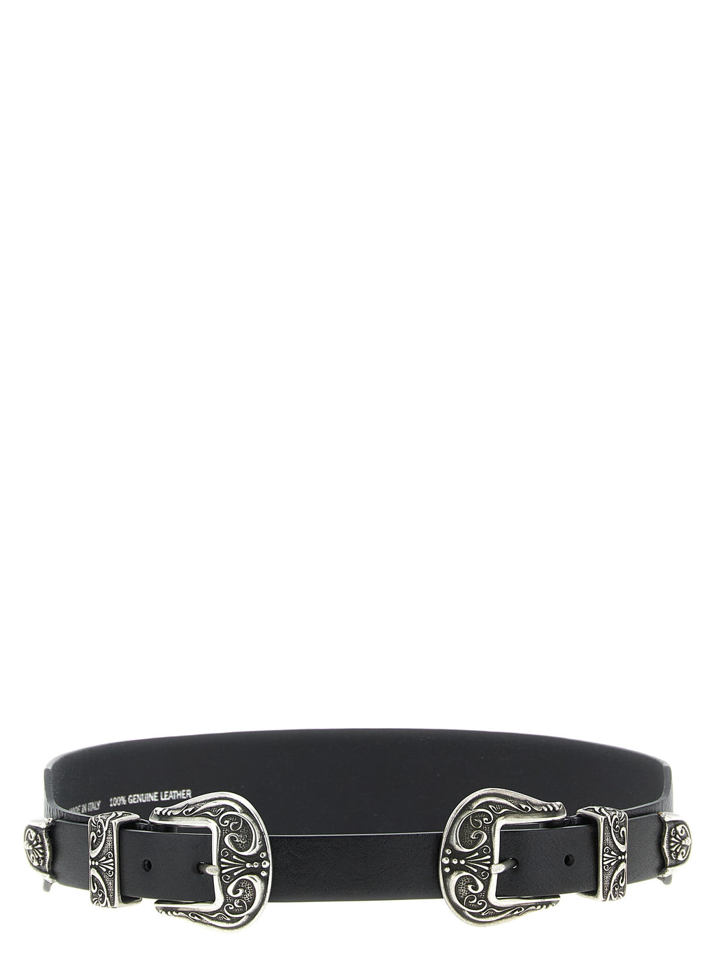 Black Cowhide Regular Belt
