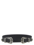 Black Cowhide Regular Belt