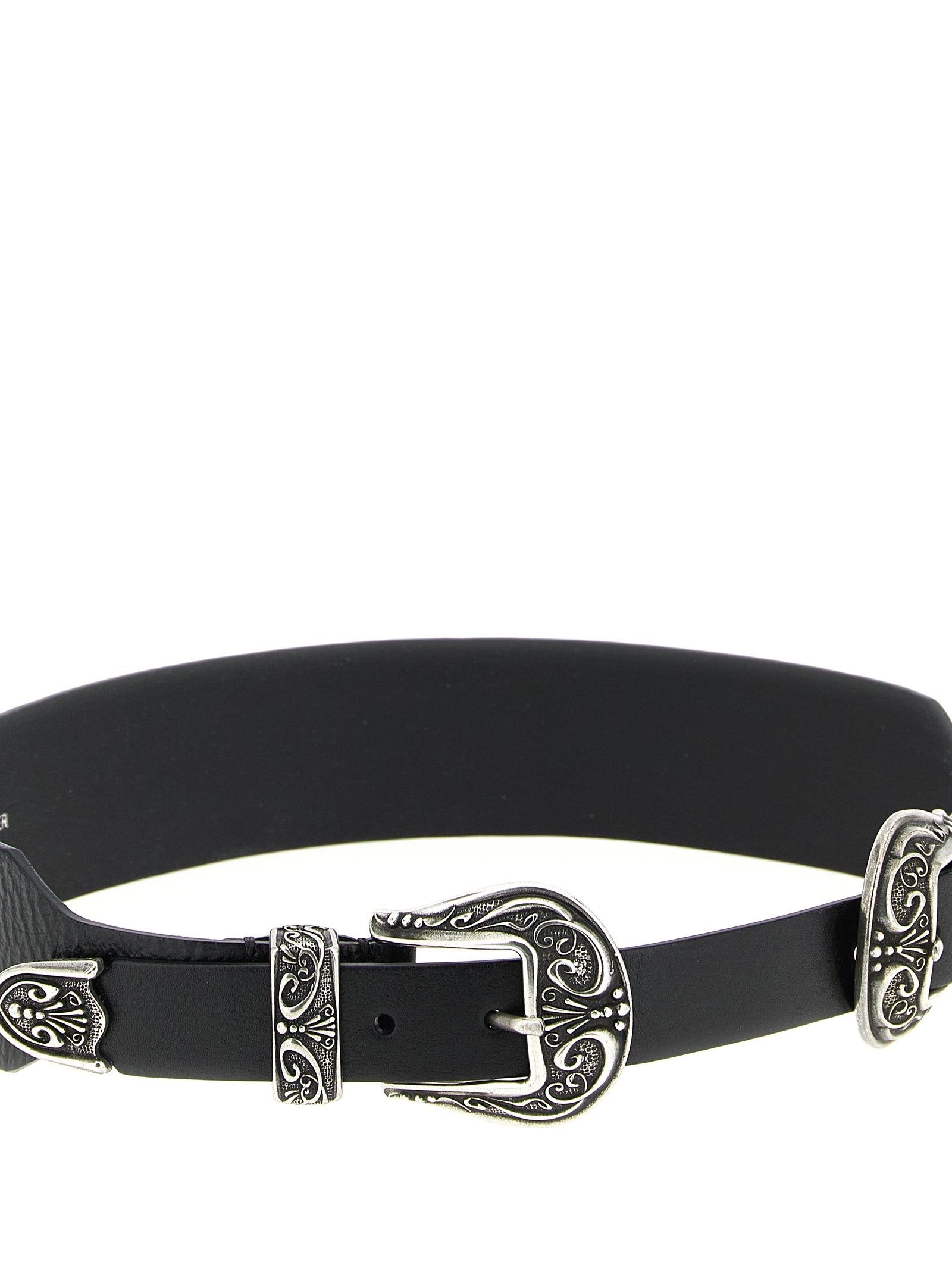 Black Cowhide Regular Belt