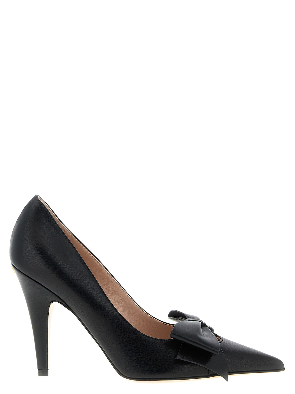 Black Calfskin High Heel Pumps