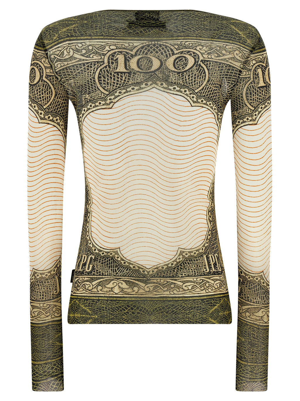 Multicolor Polyamide Long Sleeve T-Shirt