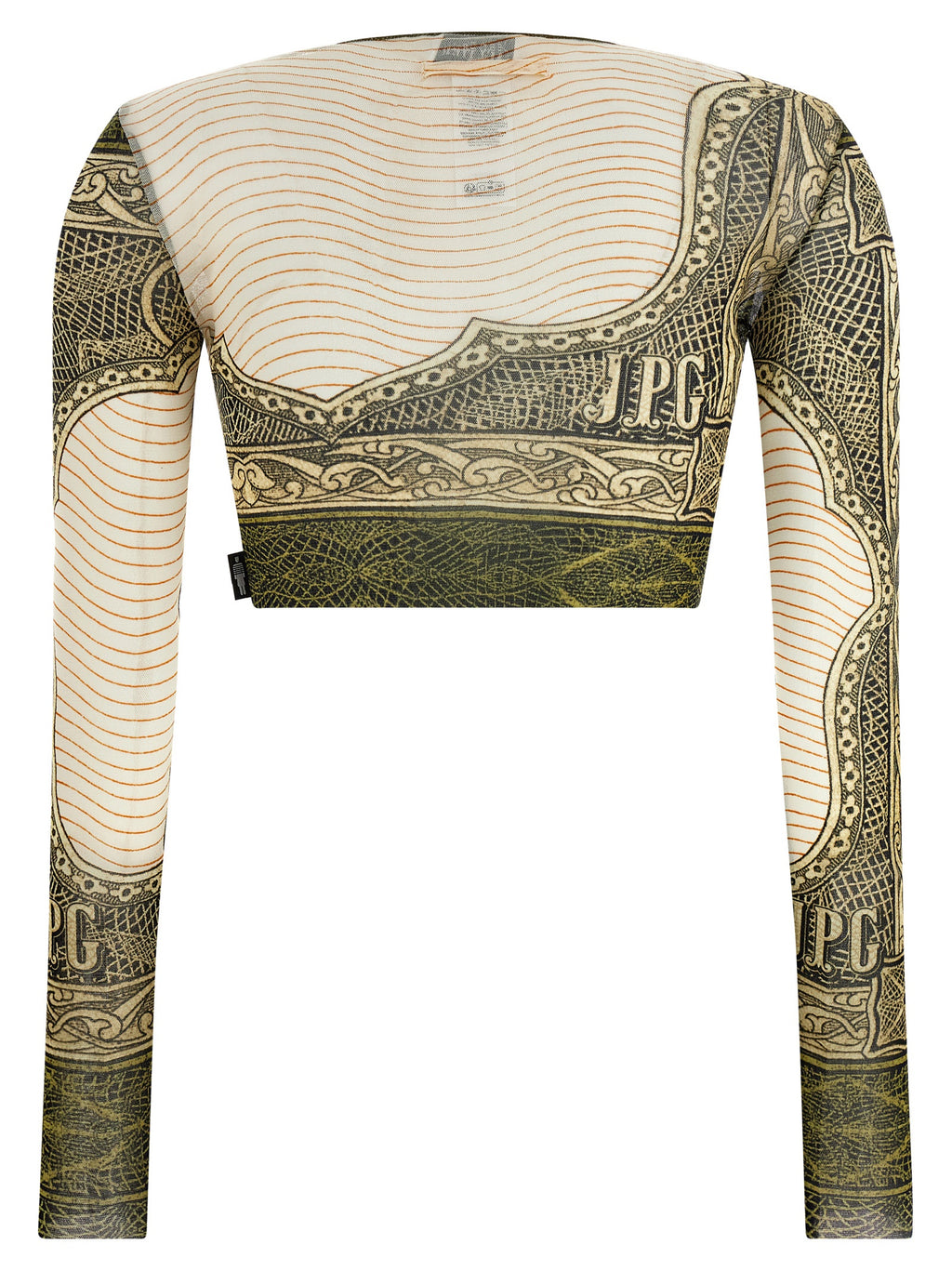 Multicolor Polyamide Long Sleeve T-Shirt
