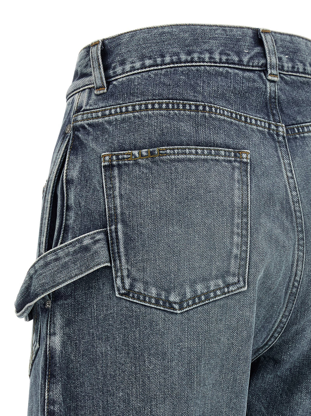 Blue Cotton Jeans Denim