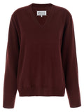 Bordeaux Virgin Wool Cardigan