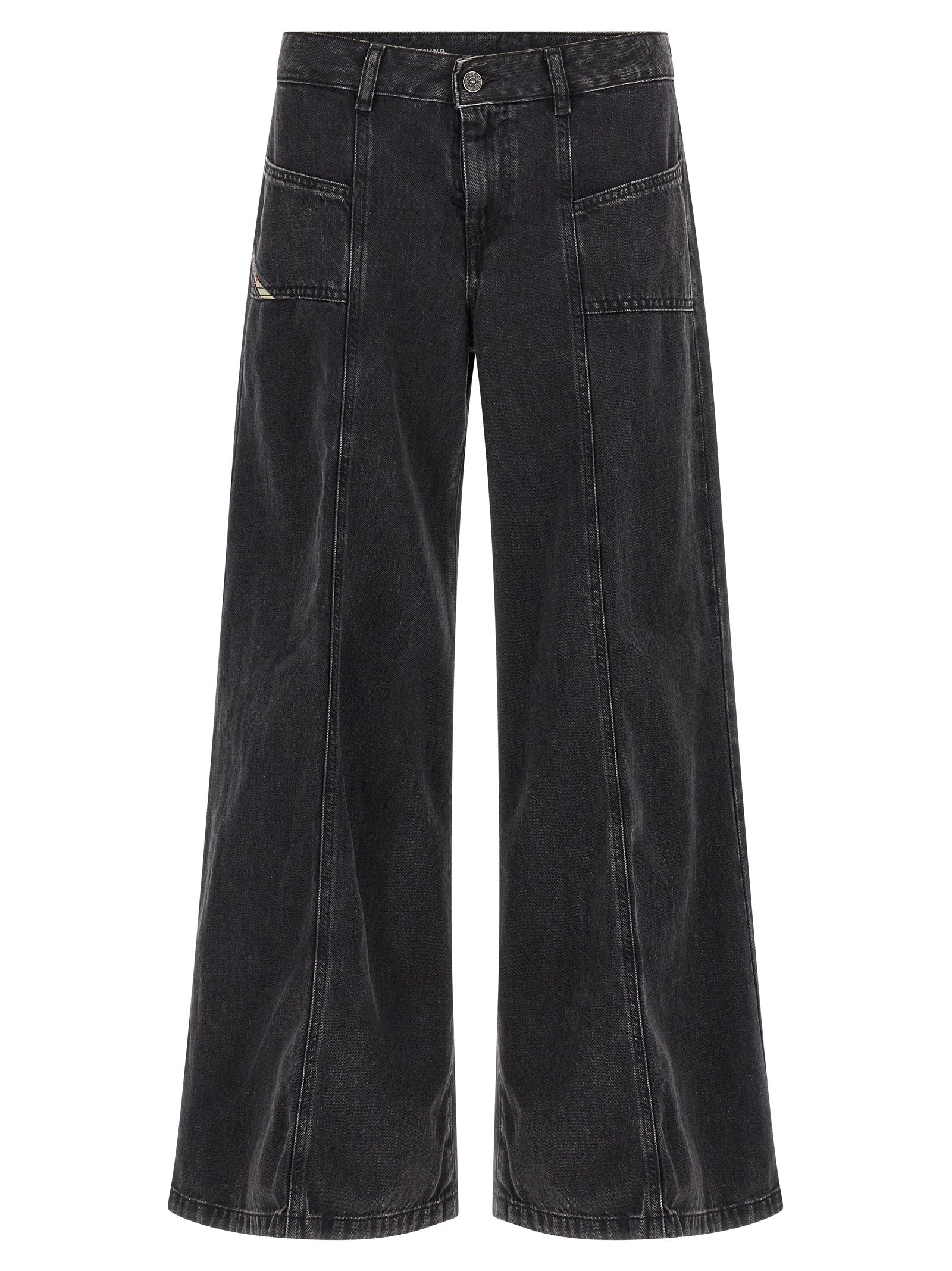 Black Cotton Jeans Denim