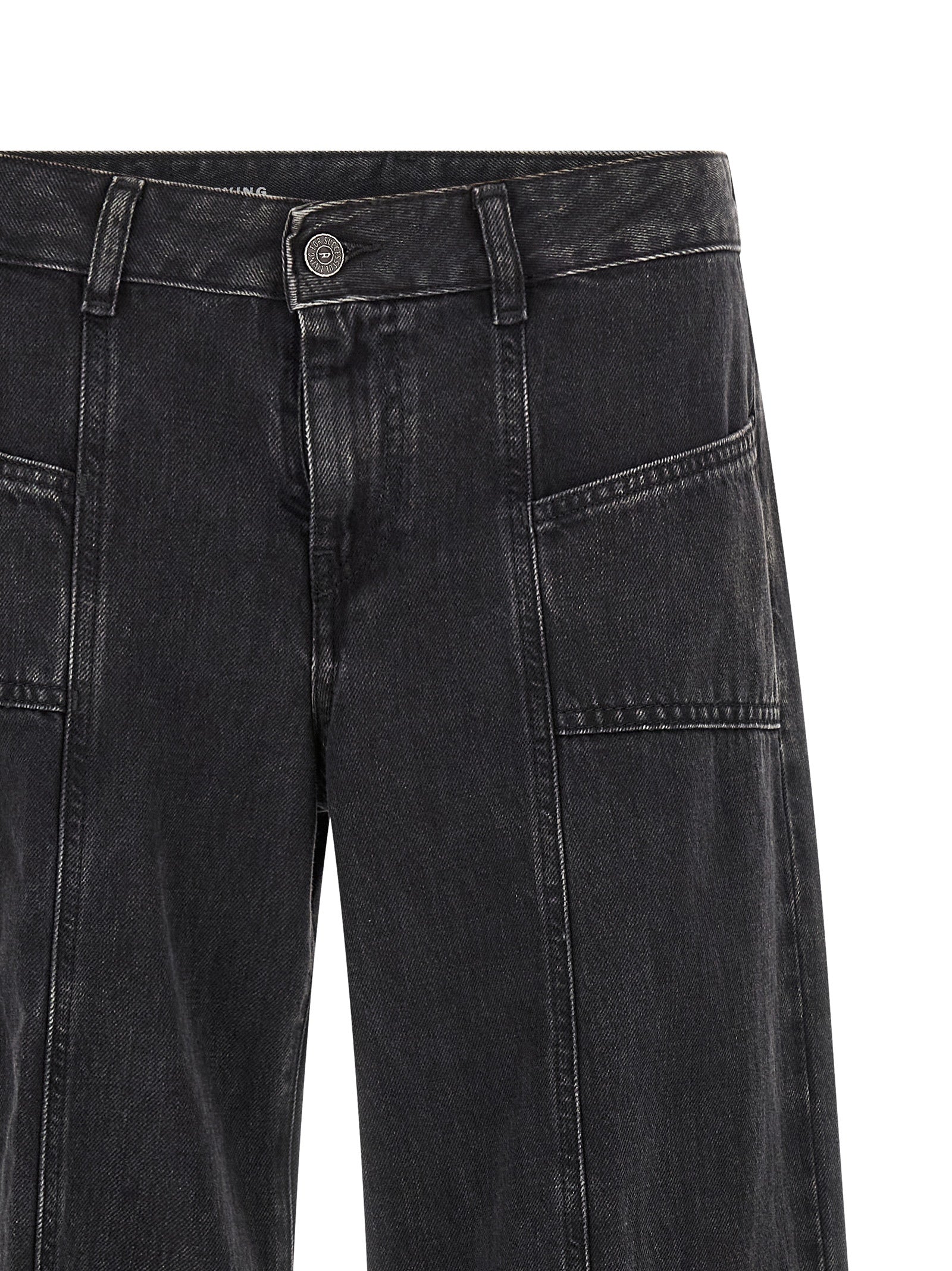 Black Cotton Jeans Denim