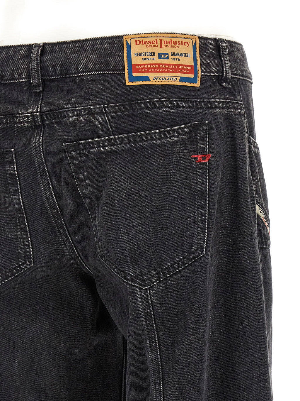 Black Cotton Jeans Denim