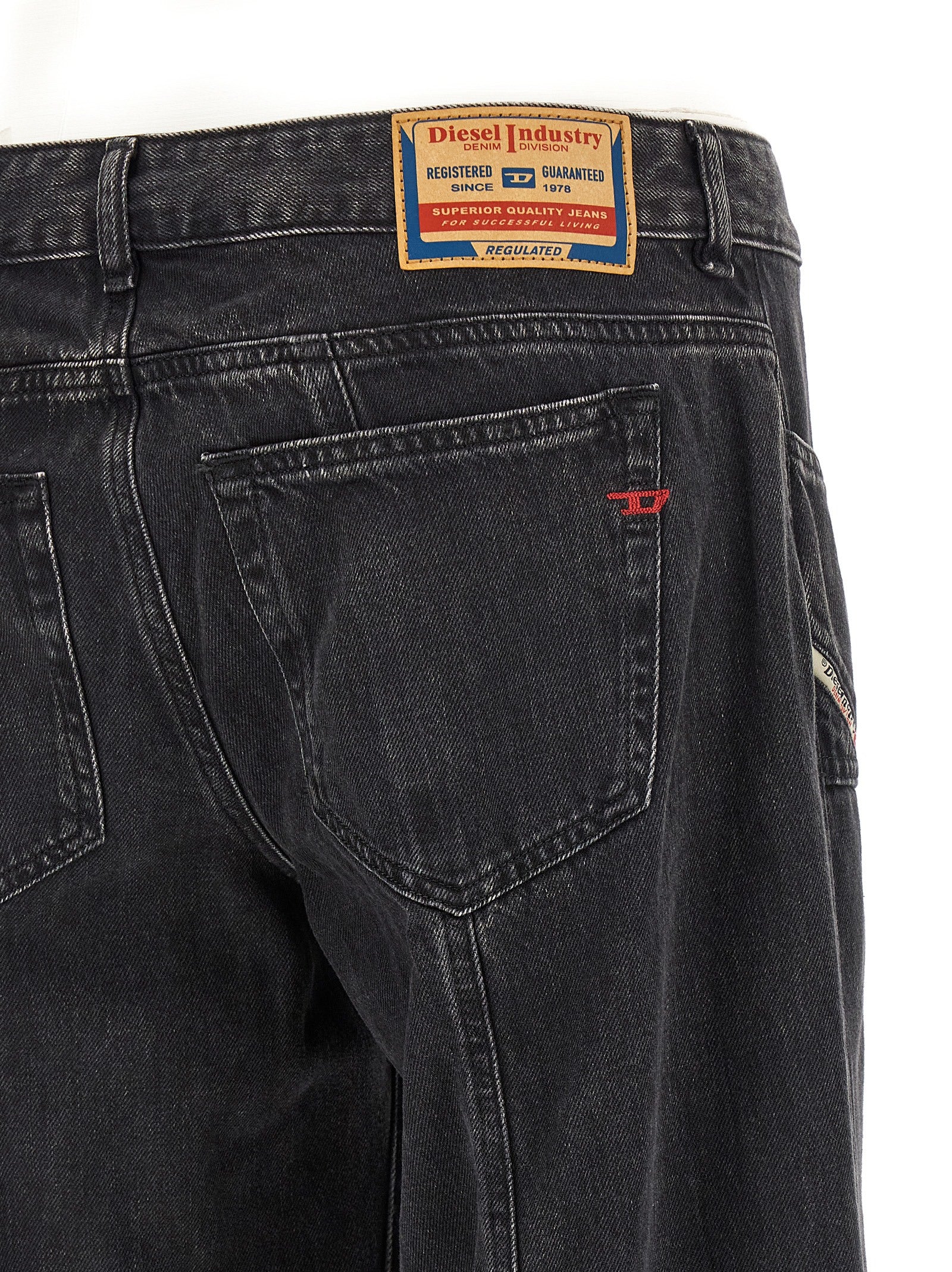 Black Cotton Jeans Denim