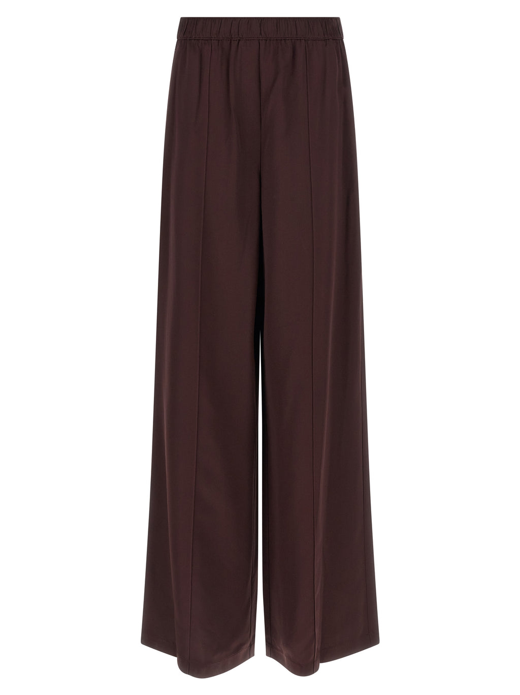 Bordeaux Viscose Casual Pants