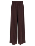Bordeaux Viscose Casual Pants
