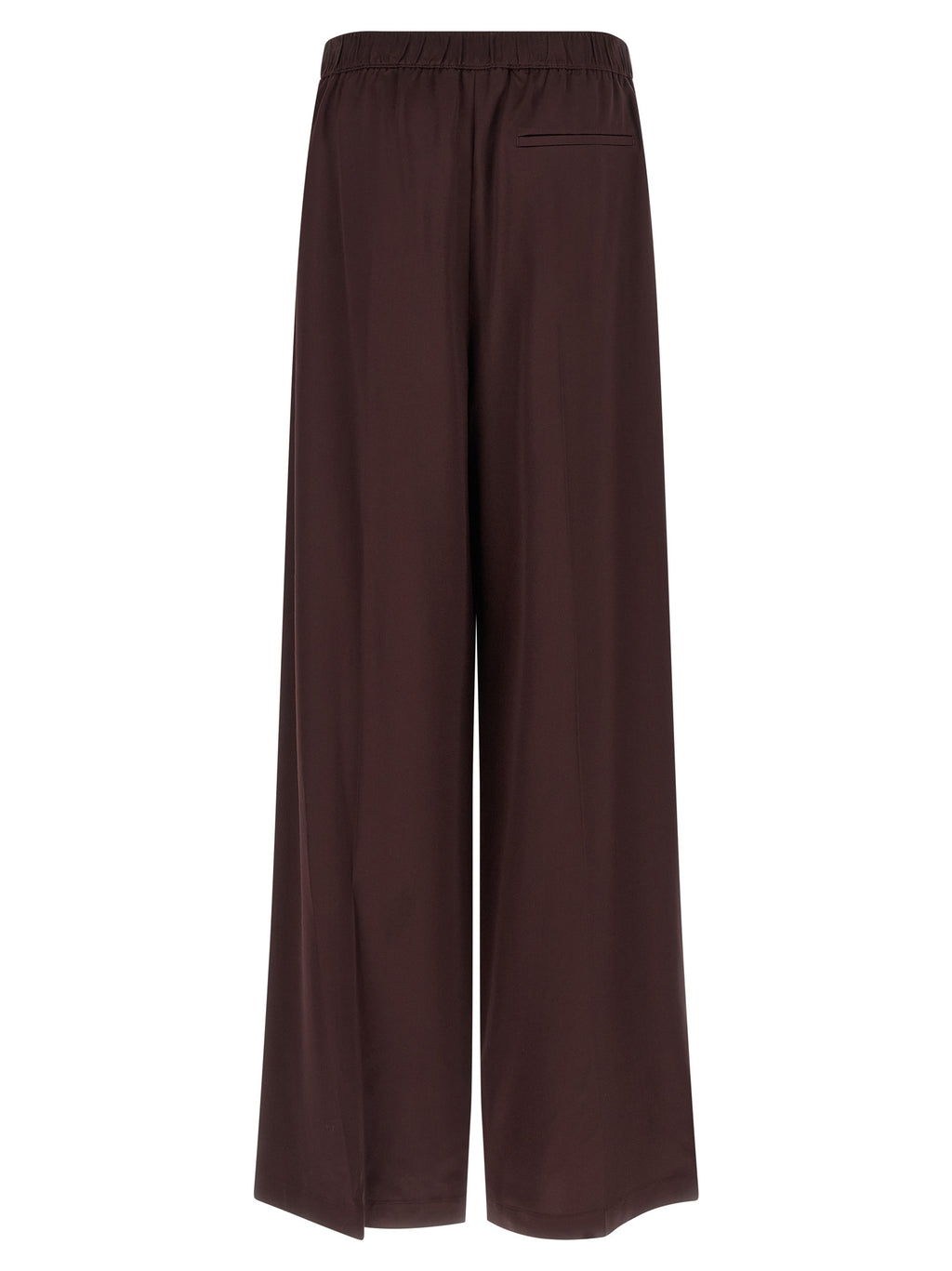Bordeaux Viscose Casual Pants
