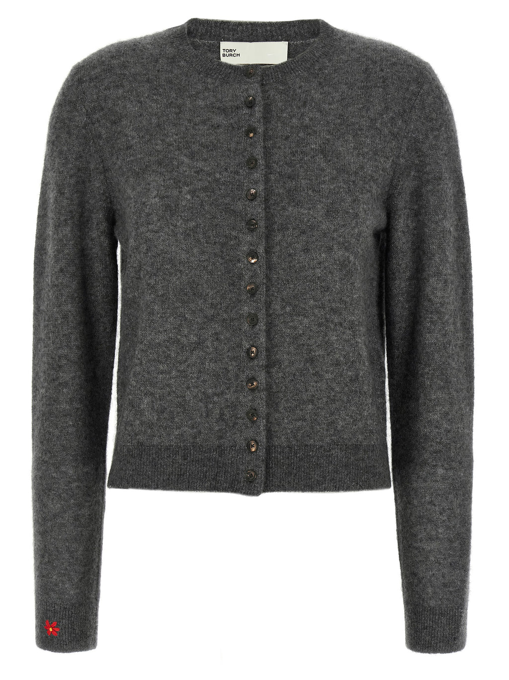 Gray Cashmere Cardigan