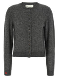 Gray Cashmere Cardigan