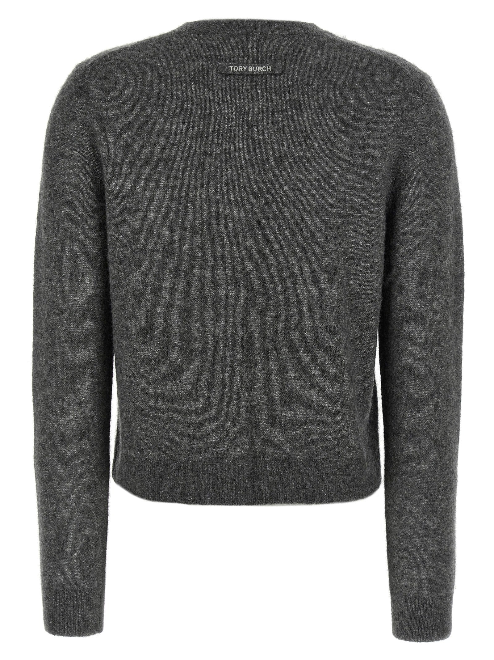 Gray Cashmere Cardigan